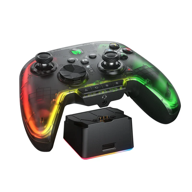 Bigbig Won Rainbow 2 Pro Wireless Gaming Controller with Charging Dock for Windows 10&11/ Switch/ Android/ iOS