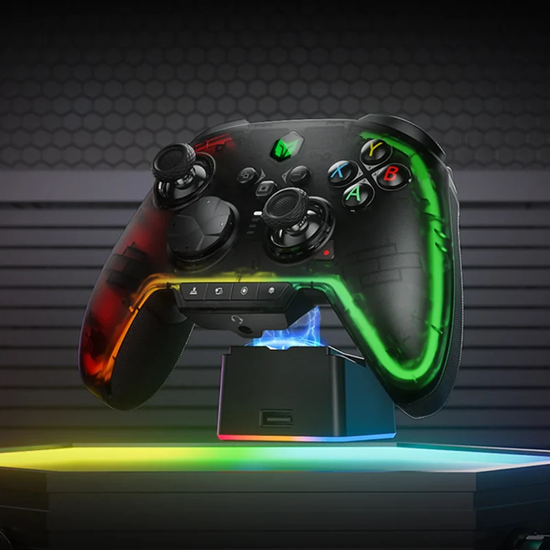 Bigbig Won Rainbow 2 Pro Wireless Gaming Controller with Charging Dock for Windows 10&11/ Switch/ Android/ iOS