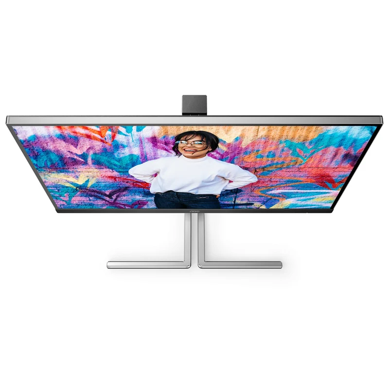AOC Graphic Pro Q27U3CV/71 27" QHD (2560x1440) 75Hz 4ms GtG IPS QD 3-Sided Frameless Adaptive Sync Monitor (Black/Grey)