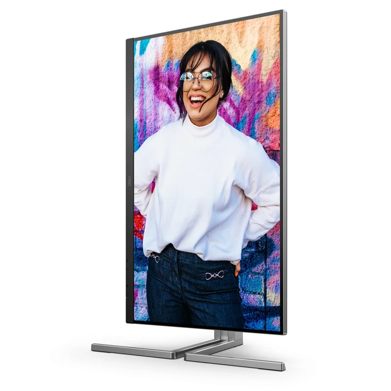 AOC Graphic Pro Q27U3CV/71 27" QHD (2560x1440) 75Hz 4ms GtG IPS QD 3-Sided Frameless Adaptive Sync Monitor (Black/Grey)