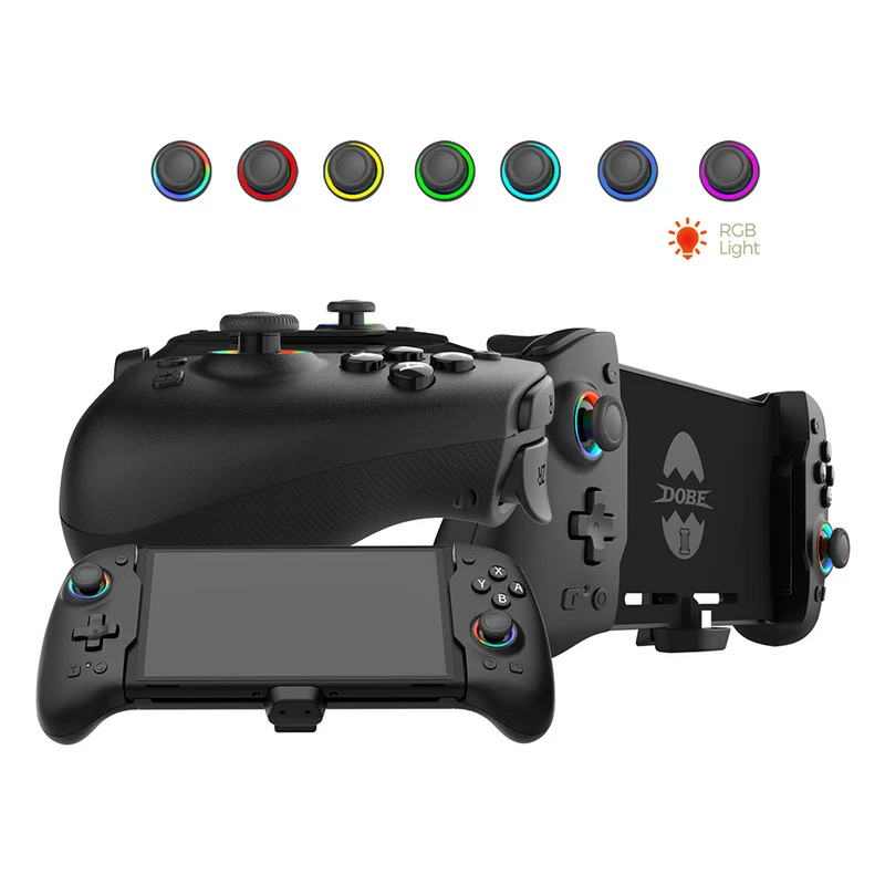 Dobe Eggshell Controller 3 for Nintendo Switch / Nintendo Switch OLED (Black) TNS-3161