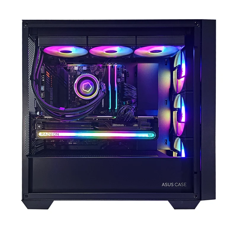 Aurora A21 Black Desktop Gaming PC | AMD Ryzen 5 7600 | 32GB RAM | 1TB SSD | RX 7800 XT | Windows 11 Pro