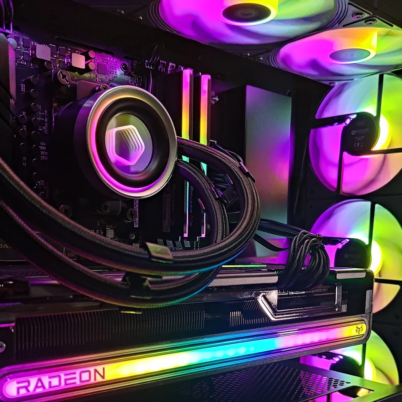 Aurora A21 Black Desktop Gaming PC | AMD Ryzen 5 7600 | 32GB RAM | 1TB SSD | RX 7800 XT | Windows 11 Pro