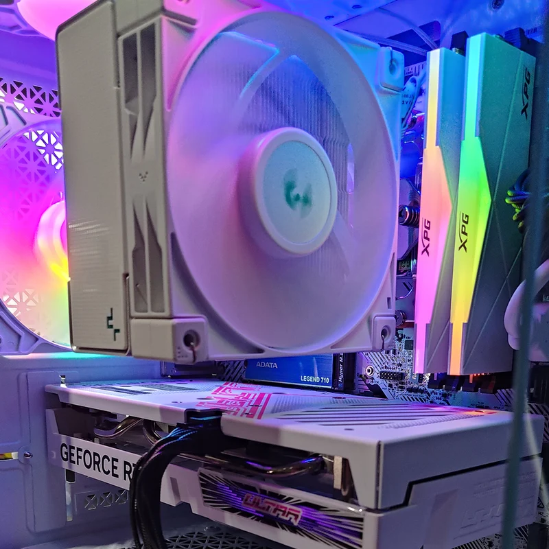 Alpha Reyna White Desktop Gaming PC | AMD Ryzen 5 5500 | 16GB RAM | 512GB SSD | RTX 4060 | Windows 11 Pro