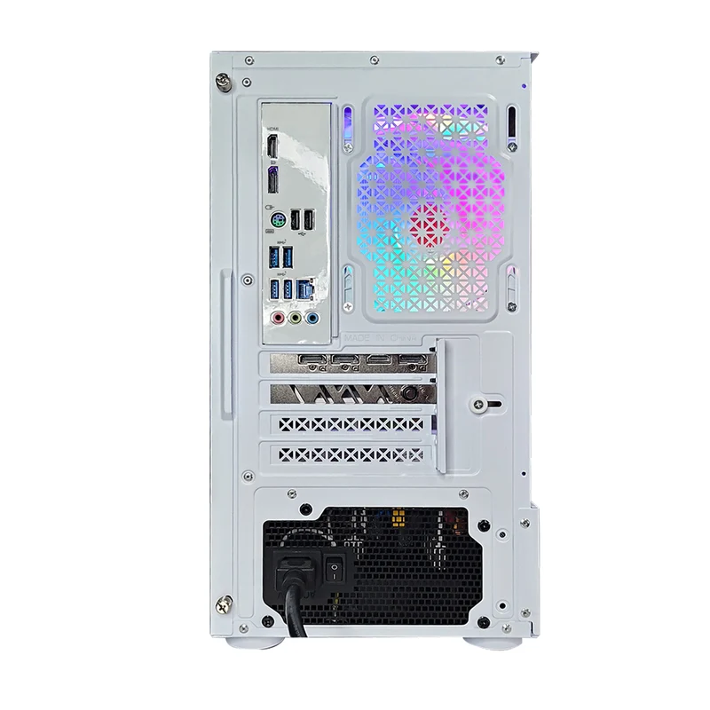 Alpha Reyna White Desktop Gaming PC | AMD Ryzen 5 5500 | 16GB RAM | 512GB SSD | RTX 4060 | Windows 11 Pro