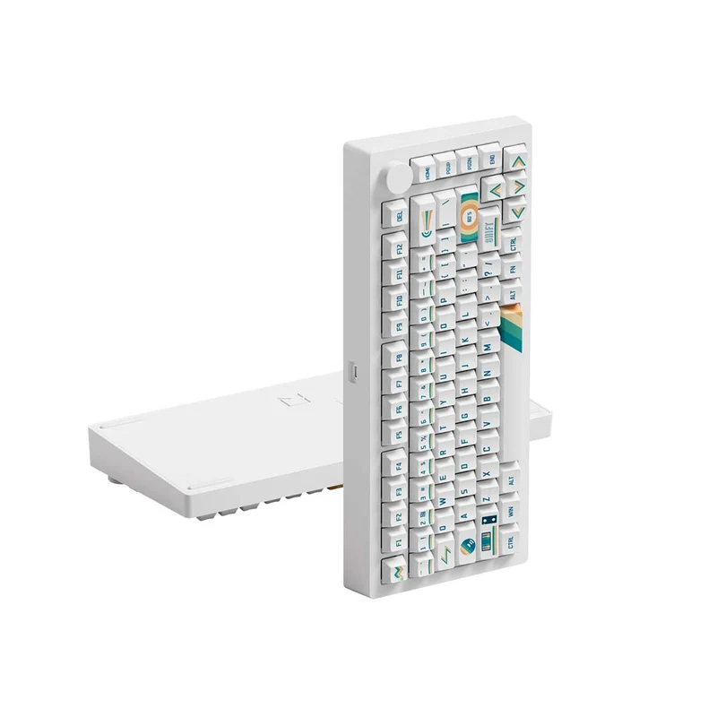 MonsGeek M1 V5 VIA 1980s Aluminum Case Multi-Mode RGB Hot-Swappable Mechanical Keyboard (Akko Botany Switch)