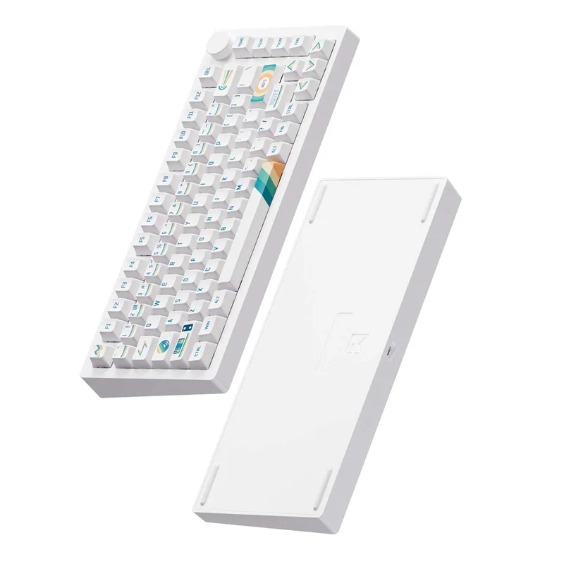 MonsGeek M1 V5 VIA 1980s Aluminum Case Multi-Mode RGB Hot-Swappable Mechanical Keyboard (Akko Botany Switch)