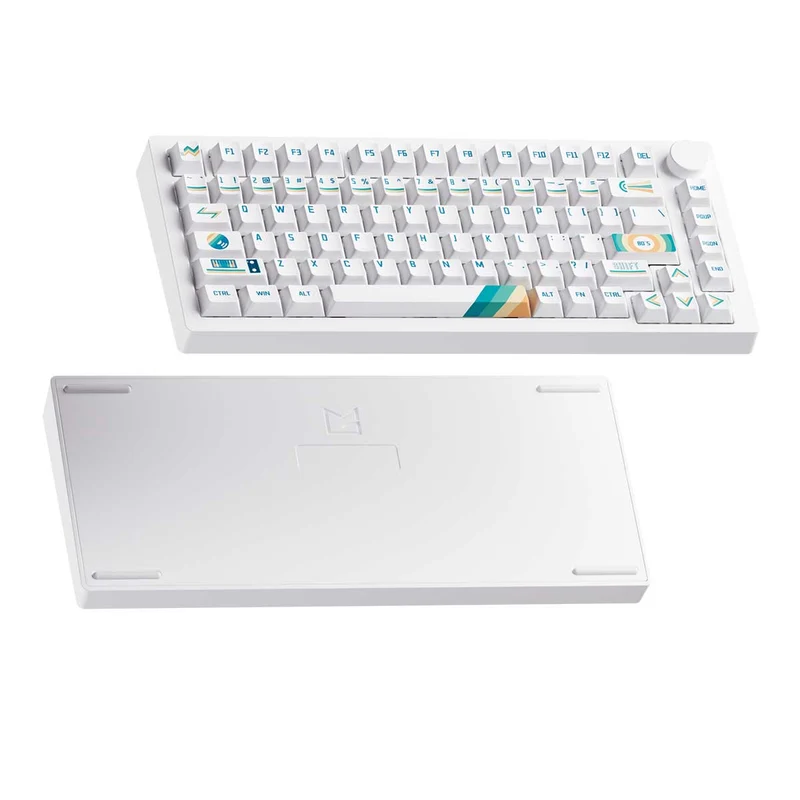 MonsGeek M1 V5 VIA 1980s Aluminum Case Multi-Mode RGB Hot-Swappable Mechanical Keyboard (Akko Botany Switch)