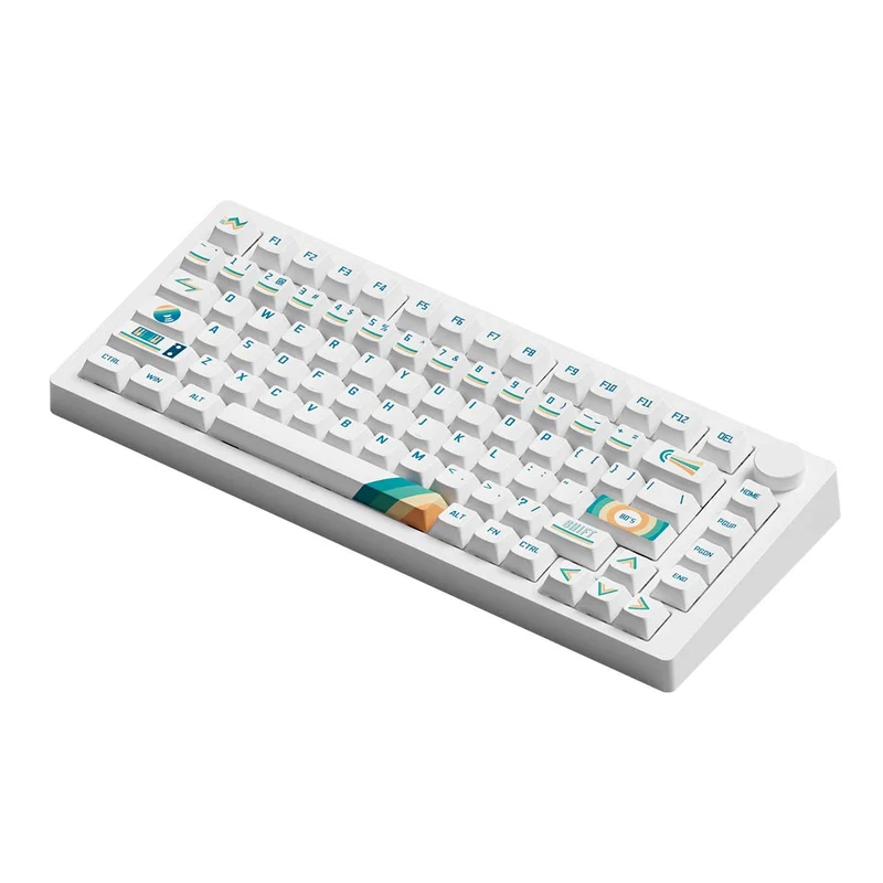 MonsGeek M1 V5 VIA 1980s Aluminum Case Multi-Mode RGB Hot-Swappable Mechanical Keyboard (Akko Botany Switch)