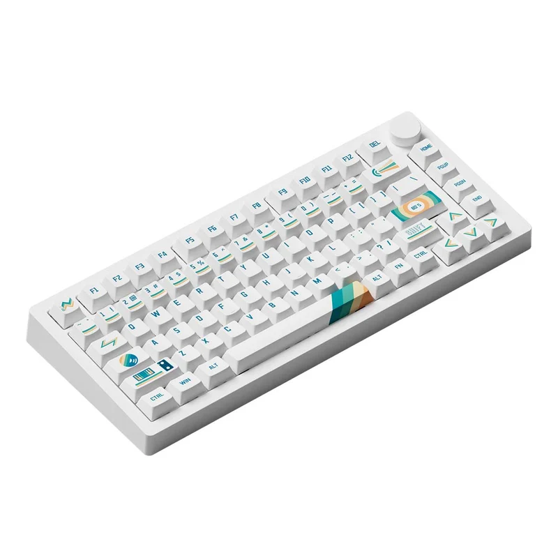 MonsGeek M1 V5 VIA 1980s Aluminum Case Multi-Mode RGB Hot-Swappable Mechanical Keyboard (Akko Botany Switch)