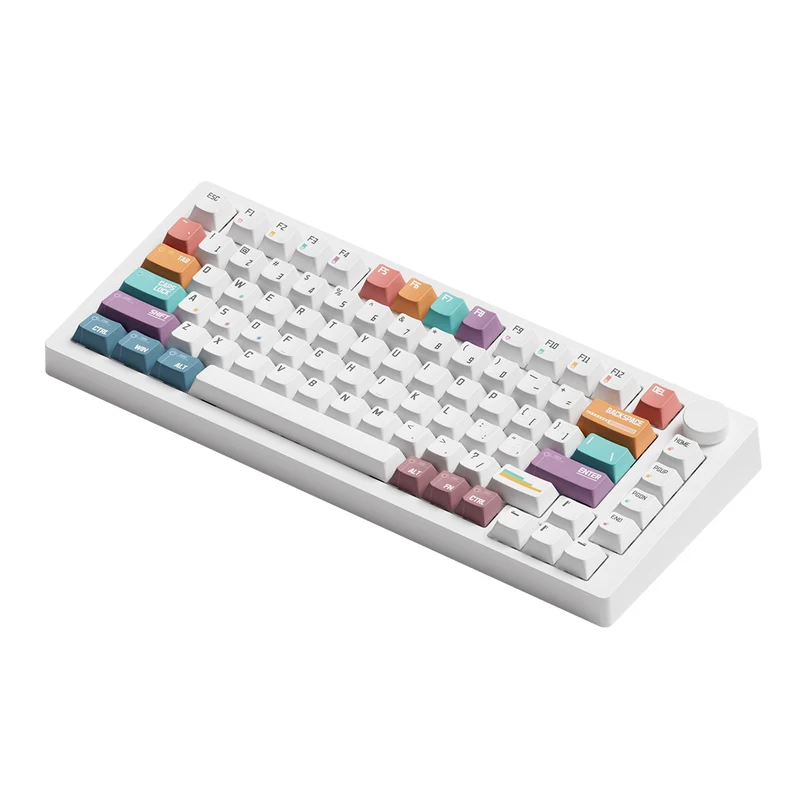 MonsGeek M1 V5 VIA Timeline Aluminum Case Multi-Mode RGB Hot-Swappable Mechanical Keyboard (Akko Rosewood Switch)
