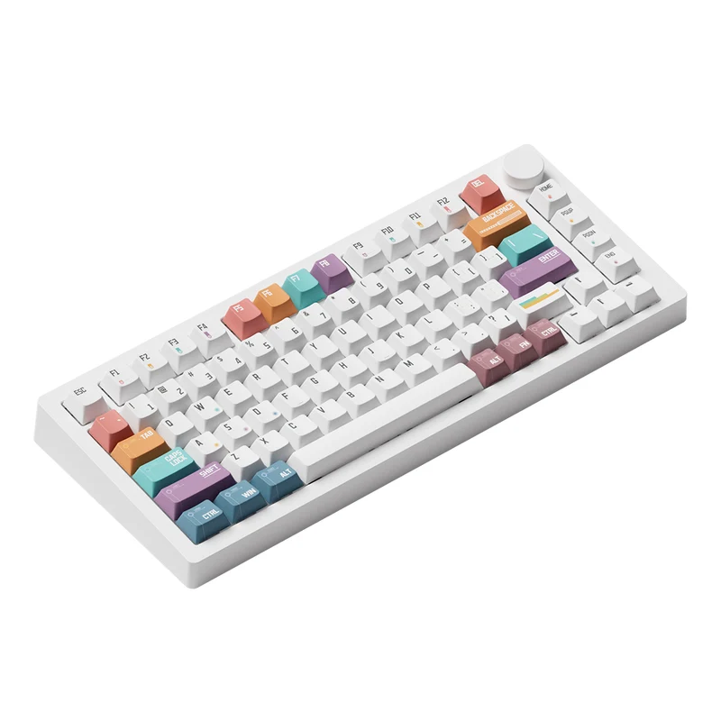 MonsGeek M1 V5 VIA Timeline Aluminum Case Multi-Mode RGB Hot-Swappable Mechanical Keyboard (Akko Rosewood Switch)