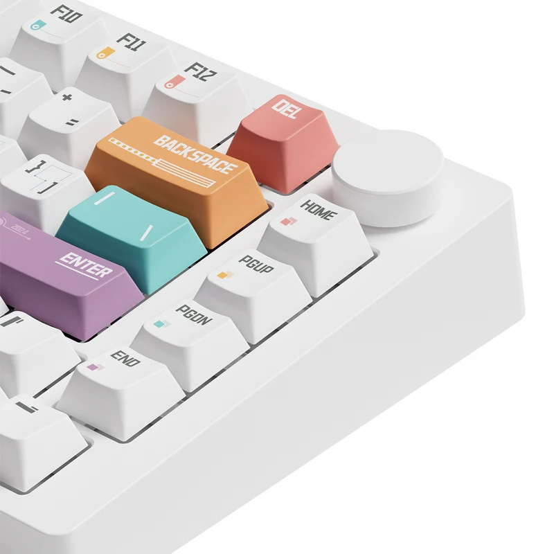 MonsGeek M1 V5 VIA Timeline Aluminum Case Multi-Mode RGB Hot-Swappable Mechanical Keyboard (Akko Rosewood Switch)