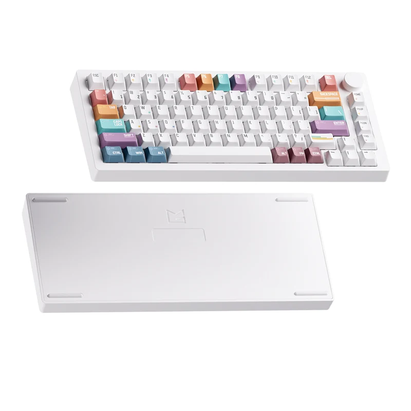 MonsGeek M1 V5 VIA Timeline Aluminum Case Multi-Mode RGB Hot-Swappable Mechanical Keyboard (Akko Rosewood Switch)