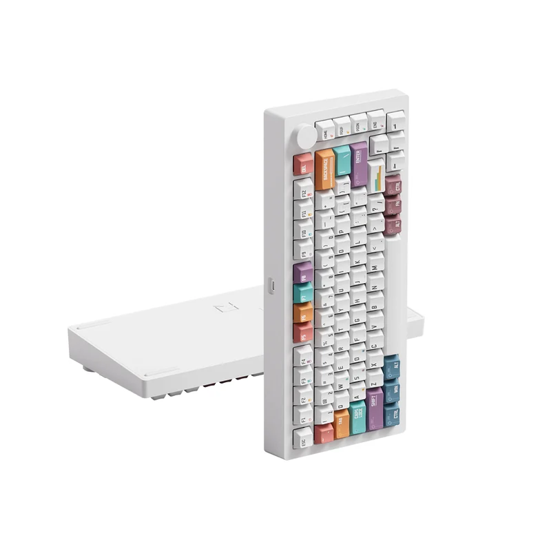 MonsGeek M1 V5 VIA Timeline Aluminum Case Multi-Mode RGB Hot-Swappable Mechanical Keyboard (Akko Rosewood Switch)