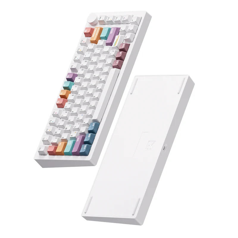 MonsGeek M1 V5 VIA Timeline Aluminum Case Multi-Mode RGB Hot-Swappable Mechanical Keyboard (Akko Rosewood Switch)