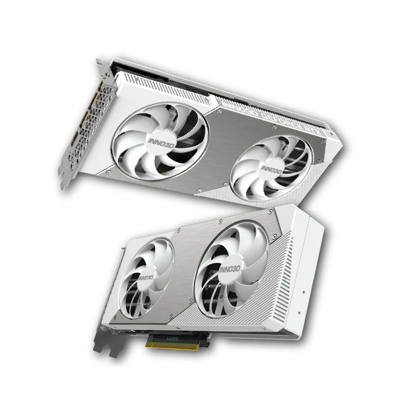 INNO3D GeForce RTX 5070 Twin X2 OC 12GB GDDR7 Graphics Card (White) (N50702-12D7X-195064W)