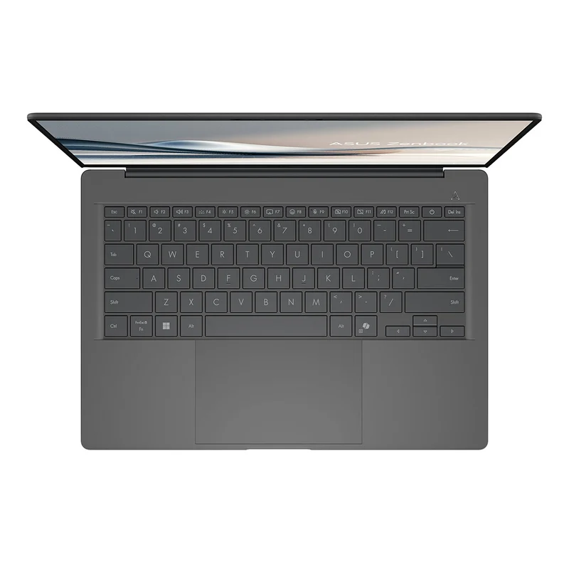 Asus Zenbook 14 UX3407QA-SB397WSM Laptop (Iceland Gray) | 14 WUXGA | Snapdragon X X1 26 100 | 16GB RAM | 512GB SSD | Qualcomm Adreno | Windows 11 home | Microsoft Office Home 2024 + Microsoft 365 Basic | Asus AP4600 Backpack