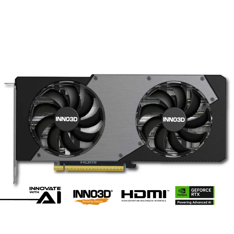 INNO3D GeForce RTX 5070 Twin X2 OC 12GB GDDR7 Graphics Card (N50702-12D7X-195064N)
