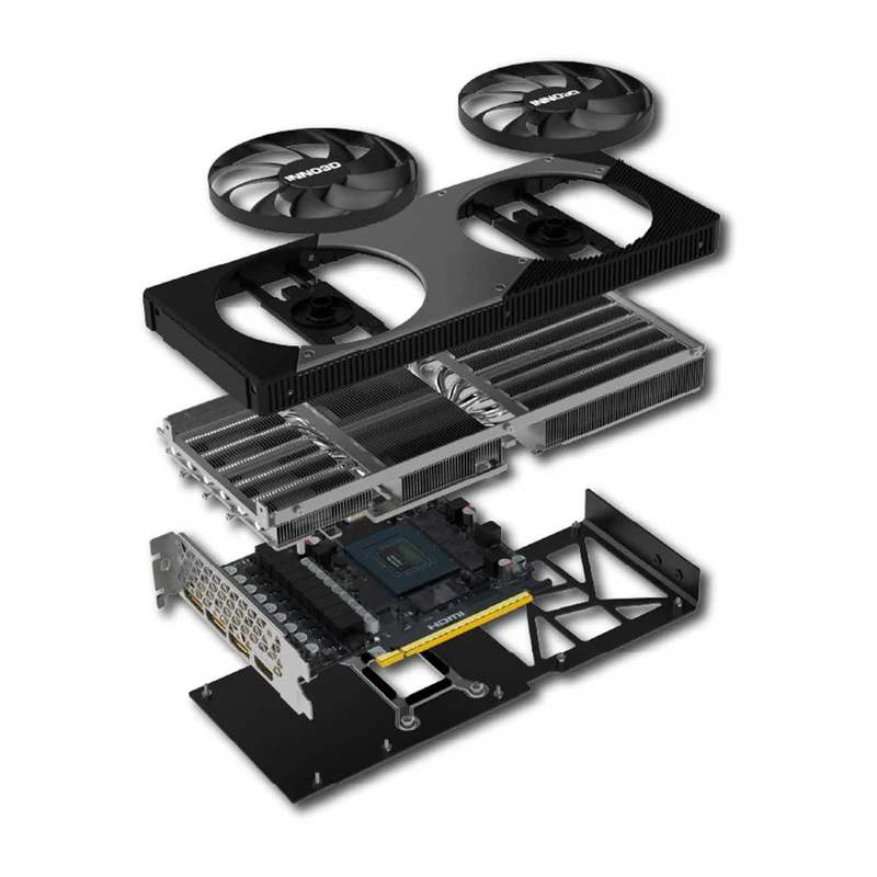 INNO3D GeForce RTX 5070 Twin X2 OC 12GB GDDR7 Graphics Card (N50702-12D7X-195064N)