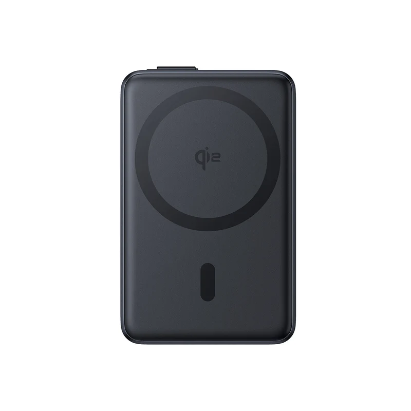 Baseus Nomos Qi2 Magnetic Power Bank 10000mAh 45W with Built-in USB-C Cable & Kickstand (Black) (P10078800123-00)