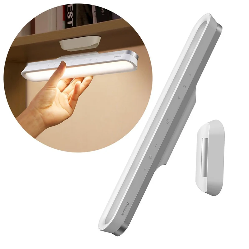 Baseus Magnetic Stepless Dimming Charging Desk Lamp Pro (White) (DGXC-02)