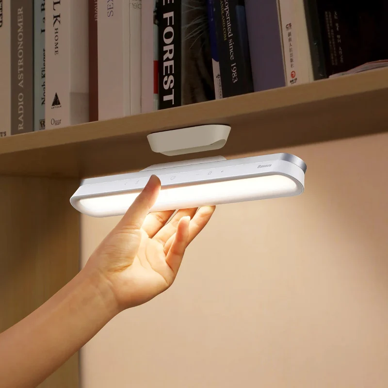 Baseus Magnetic Stepless Dimming Charging Desk Lamp Pro (White) (DGXC-02)