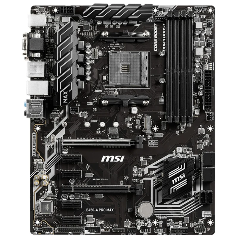 MSI B450-A Pro Max AM4 AMD Motherboard