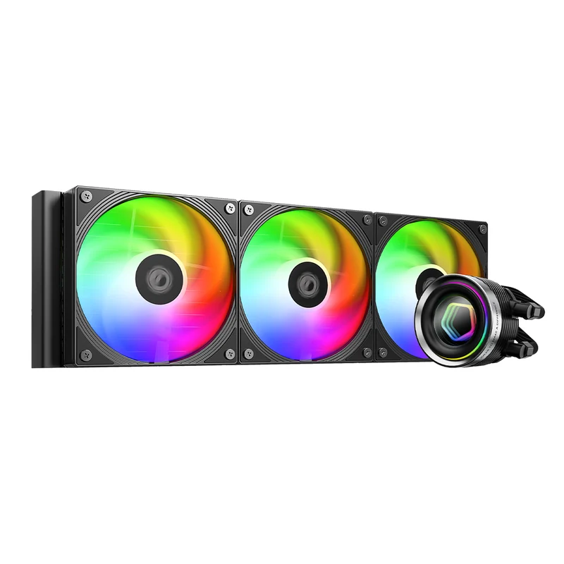 ID-Cooling FX360 INF 360mm AIO Liquid Cooler with Infinity Mirror Display (Black, White)