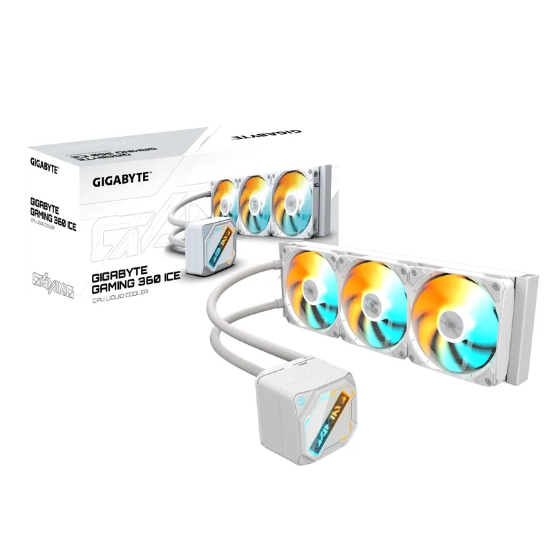 Gigabyte Gaming 360 CPU Liquid Cooler (Black, Ice)