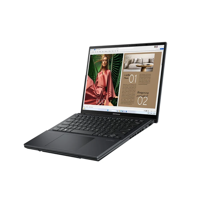 Asus Zenbook Duo 14 OLED UX8406CA-PZ165WSM Laptop (Inkwell Gray) | 14" 3K (2880x1800) | Ultra 9 285H | 32GB RAM | 1TB SSD | Intel Arc Graphics | Windows 11 Home | MS Office Home & Student 2024 + MS 365 Basic + Asus AP4600 Backpack