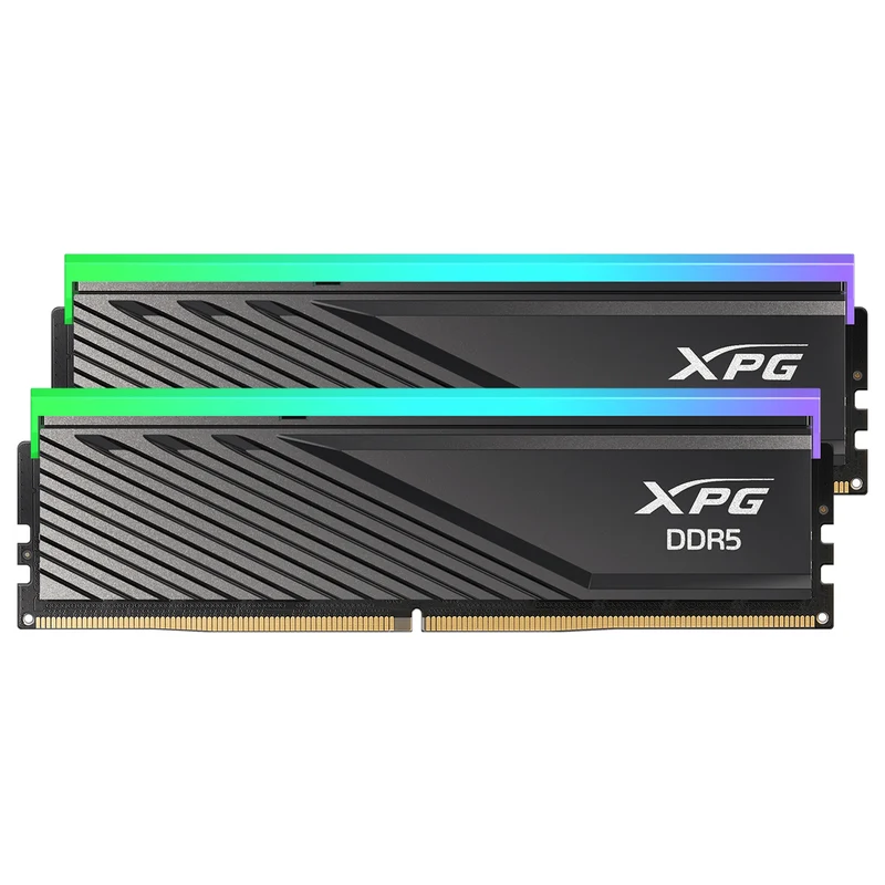 Adata XPG Lancer Blade 32GB (2x16GB) RGB DDR5 6000MT/s CL 34-38-38 1.35V Desktop Memory with Heatsink (Black, White) (AX5U6000C3416G-DTLABRBK, AX5U6000C3416G-DTLABRWH)