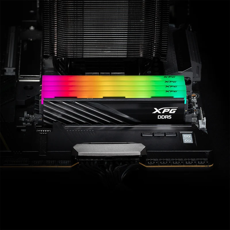 Adata XPG Lancer Blade 32GB (2x16GB) RGB DDR5 6000MT/s CL 34-38-38 1.35V Desktop Memory with Heatsink (Black, White) (AX5U6000C3416G-DTLABRBK, AX5U6000C3416G-DTLABRWH)