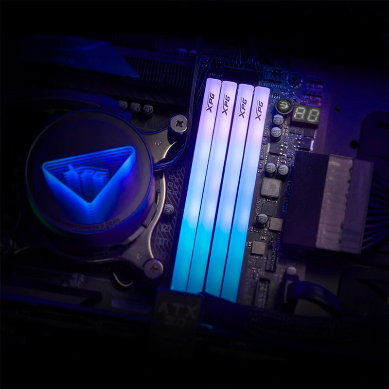 Adata XPG Lancer Blade 32GB (2x16GB) RGB DDR5 6000MT/s CL 34-38-38 1.35V Desktop Memory with Heatsink (Black, White) (AX5U6000C3416G-DTLABRBK, AX5U6000C3416G-DTLABRWH)