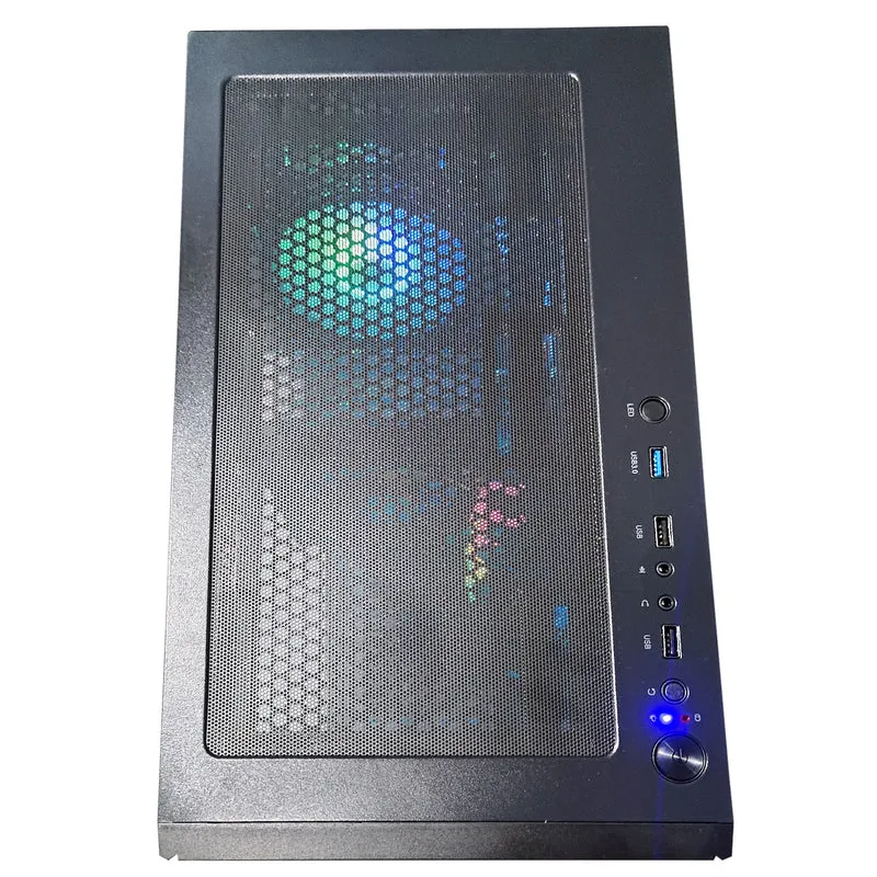 Alpha Frontier Vesta Black Desktop Gaming PC | AMD Ryzen 5 5500 | 16 GB RAM | 500 GB SSD | RTX 4060 | Windows 11 Pro