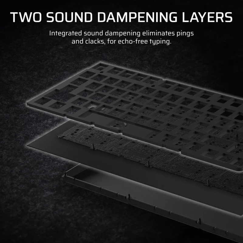 Corsair K65 Plus Wireless 75% RGB Mechanical Gaming Keyboard (MLX Fusion Tactile Switch)