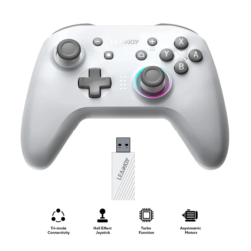 LeadJoy Z1 Lite Multi-Platform Wireless Game Controller for Switch/PC/Steam/iOS/Android