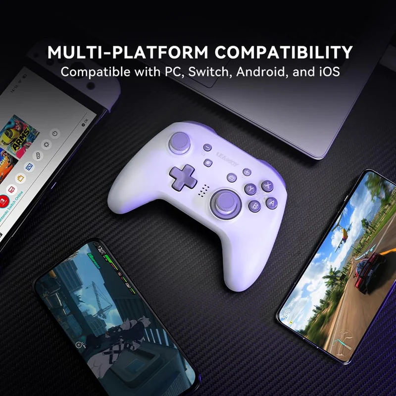 LeadJoy Z1 Lite Multi-Platform Wireless Game Controller for Switch/PC/Steam/iOS/Android