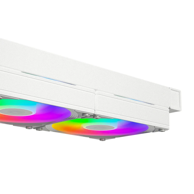 ID-Cooling FX240 INF 240mm AIO Liquid Cooler with Infinity Mirror Display (Black, White)