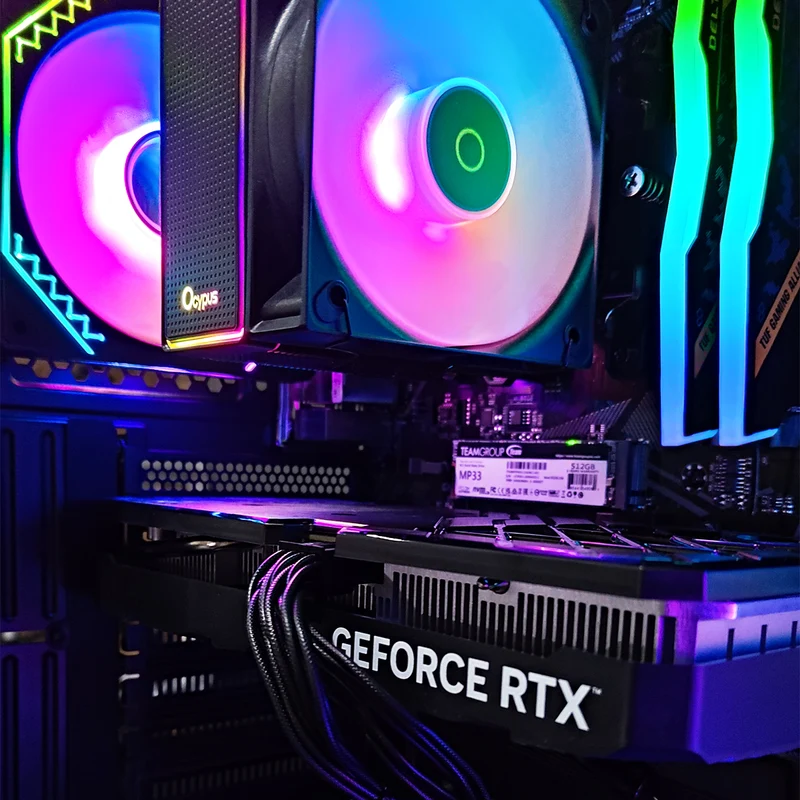 Alpha Harley Black Desktop Gaming PC | AMD Ryzen 5 5500 | 16GB RAM | 512GB SSD | RTX 4060 | Windows 11 Pro