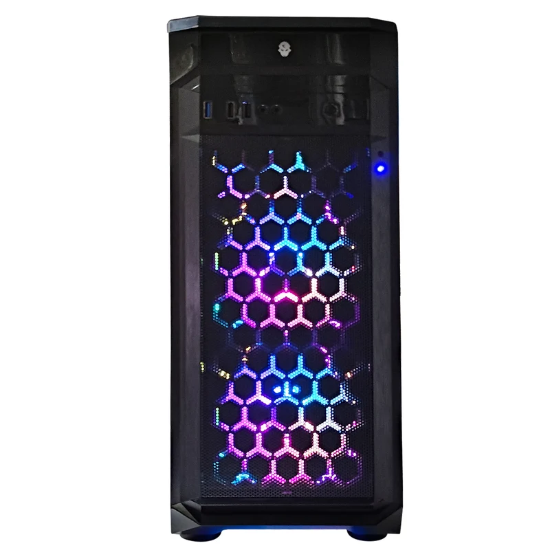 Alpha Harley Black Desktop Gaming PC | AMD Ryzen 5 5500 | 16GB RAM | 512GB SSD | RTX 4060 | Windows 11 Pro
