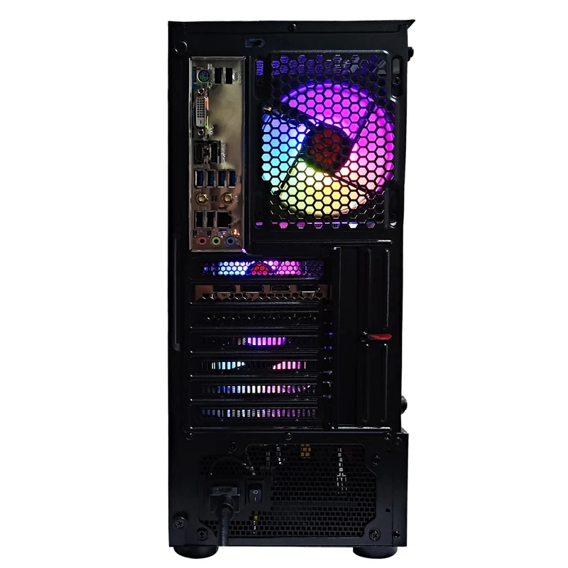 Alpha Harley Black Desktop Gaming PC | AMD Ryzen 5 5500 | 16GB RAM | 512GB SSD | RTX 4060 | Windows 11 Pro