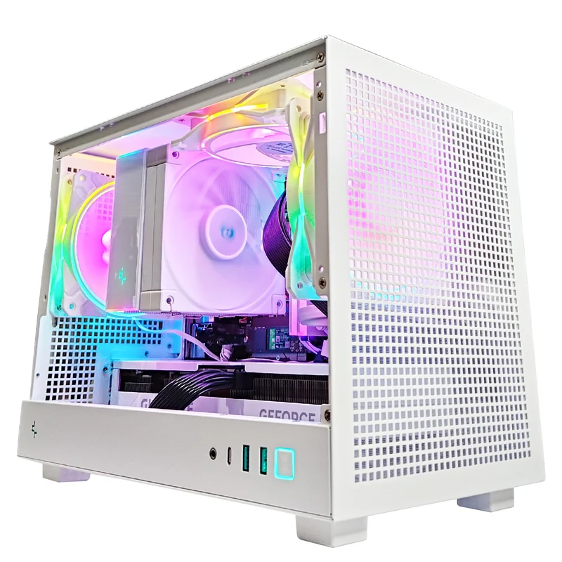 Aurora CH160 White Desktop Gaming PC | AMD Ryzen 5 7600 | 32GB RAM | 1TB SSD | RTX 4060 Ti | Windows 11 Pro