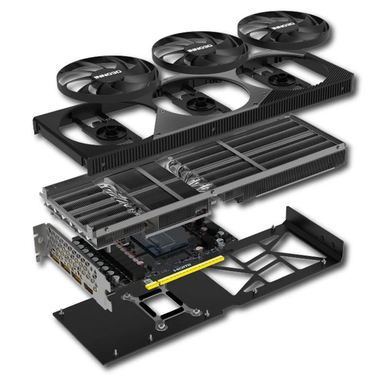 INNO3D GeForce RTX 5070 Ti X3 OC 16GB GDDR7 Graphics Card (N507T3-16D7X-176068N)