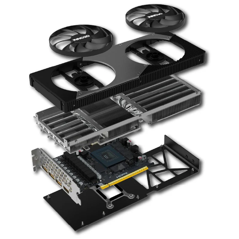 INNO3D GeForce RTX 5070 Twin X2 12GB GDDR7 Graphics Card (N50702-12D7-195064N)