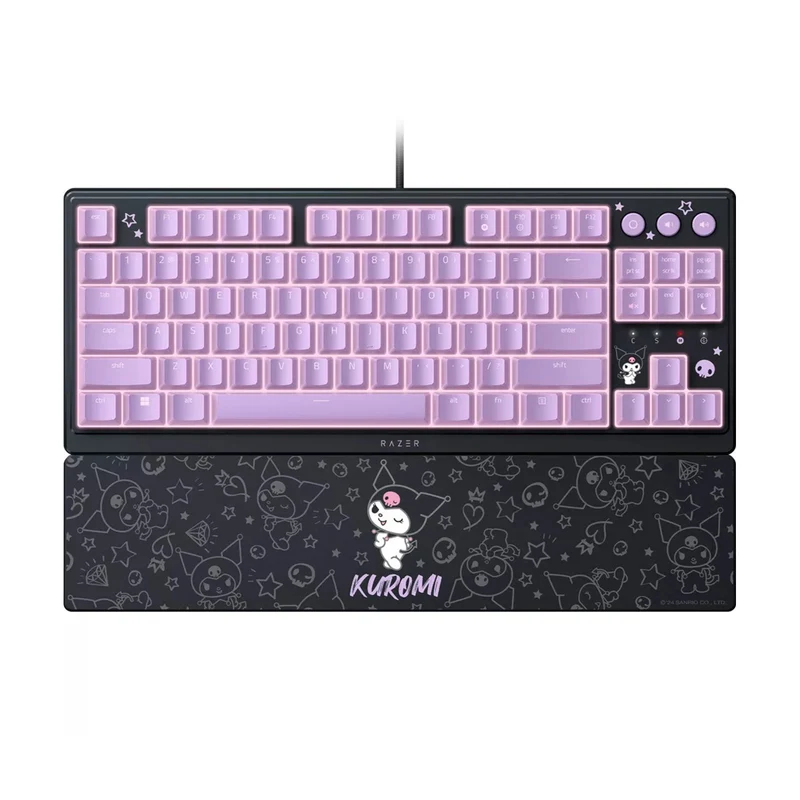 Razer Ornata V3 Tenkeyless Compact Low Profile Gaming Keyboard (Kuromi Edition)