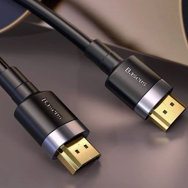 Baseus Cafule 4K HDMI Male To 4K HDMI Male Adapter Cable (1m, 2m, 3m, 5m) (Black) (CADKLF-E01, CADKLF-F01, CADKLF-G01, CADKLF-H01)