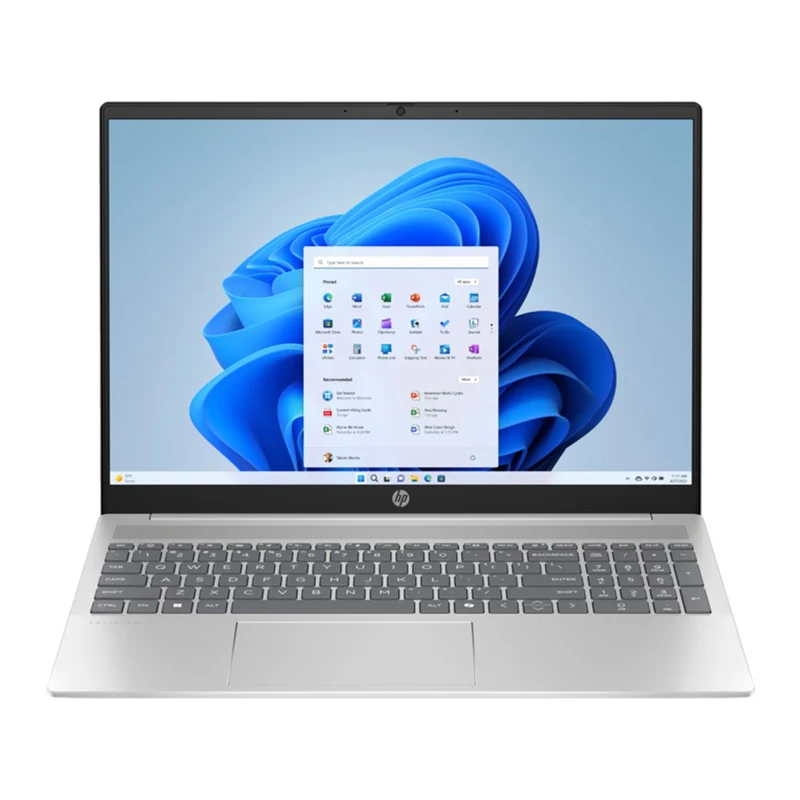 HP Pavilion 16-AF0064TU Laptop (Natural Silver) | 16" WUXGA (1920x1200) IPS | Ultra 7-155U | 16GB RAM | 1TB SSD | Intel Graphics | Windows 11 Home | MS Office Home & Student 2021 + HP Everyday 16" Laptop Briefcase