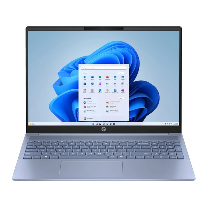 HP Pavilion 16-AG0035AU Laptop (Sky Blue) | 16" WUXGA (1920x1200) IPS | R7-8840U | 16GB RAM | 1TB SSD | AMD Radeon Graphics | Windows 11 Home | MS Office Home & Student 2021 + HP Everyday 16" Laptop Briefcase
