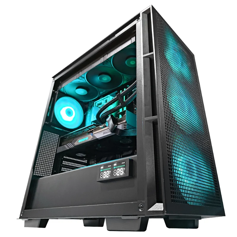 Sophos CH560 Black V2 Desktop Gaming PC | Intel Core i7-14700F | 32 GB RAM | 1 TB SSD | RX 7800 XT | Windows 11 Pro